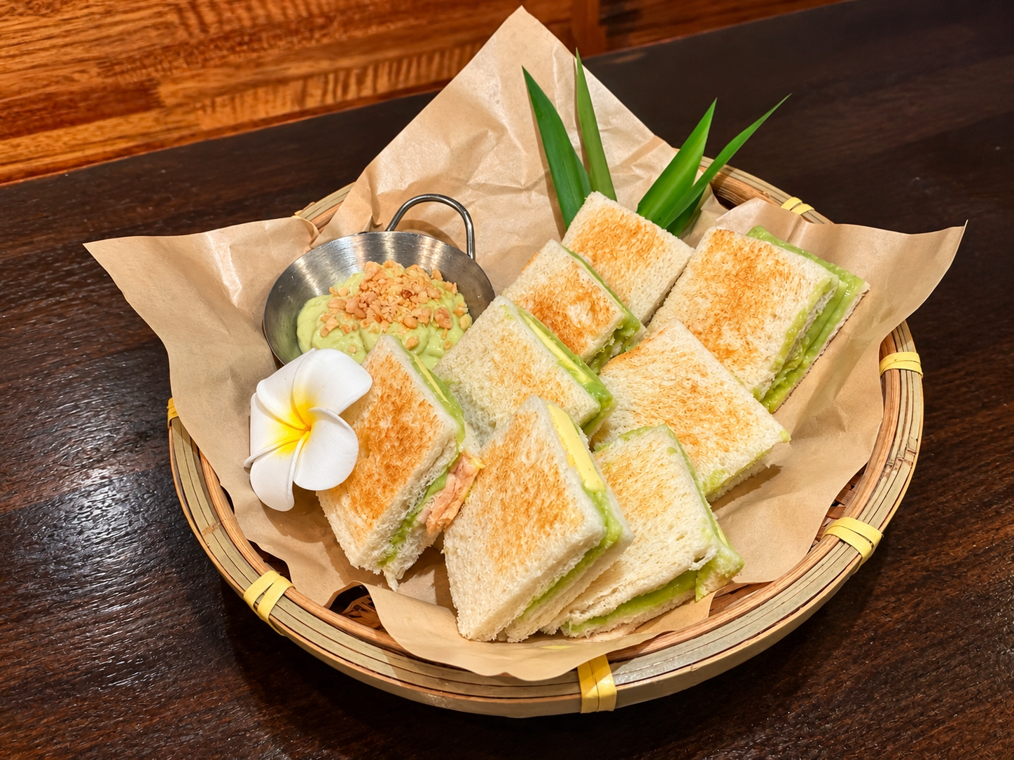 香兰双享吐司 Pandan Kaya Butter Toast