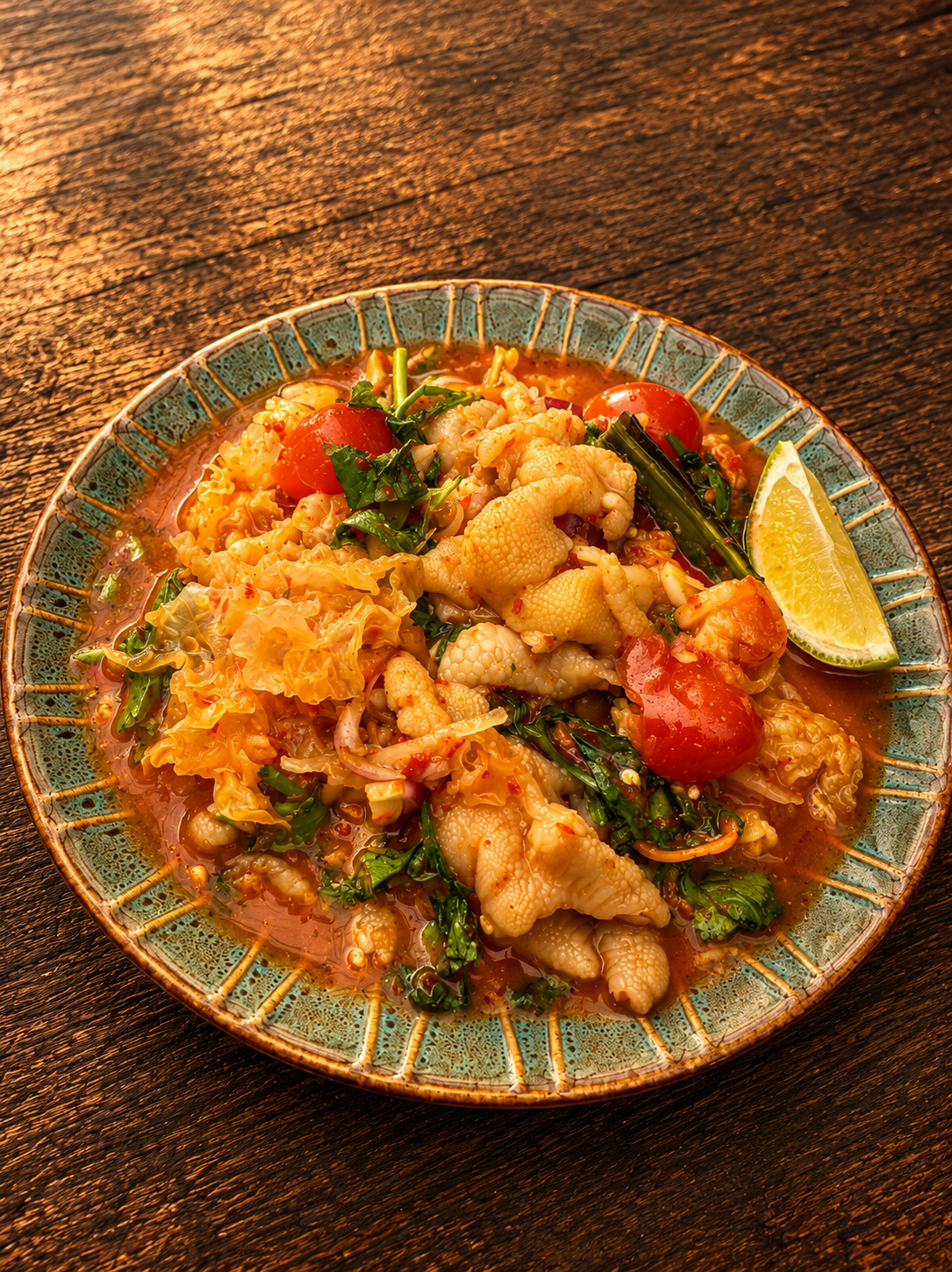泰式酸辣鸡爪沙拉 Thai Spicy Chicken Feet Salad