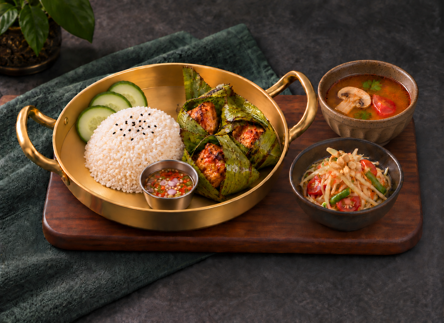 香兰鸡饭 Pandan Chicken Rice