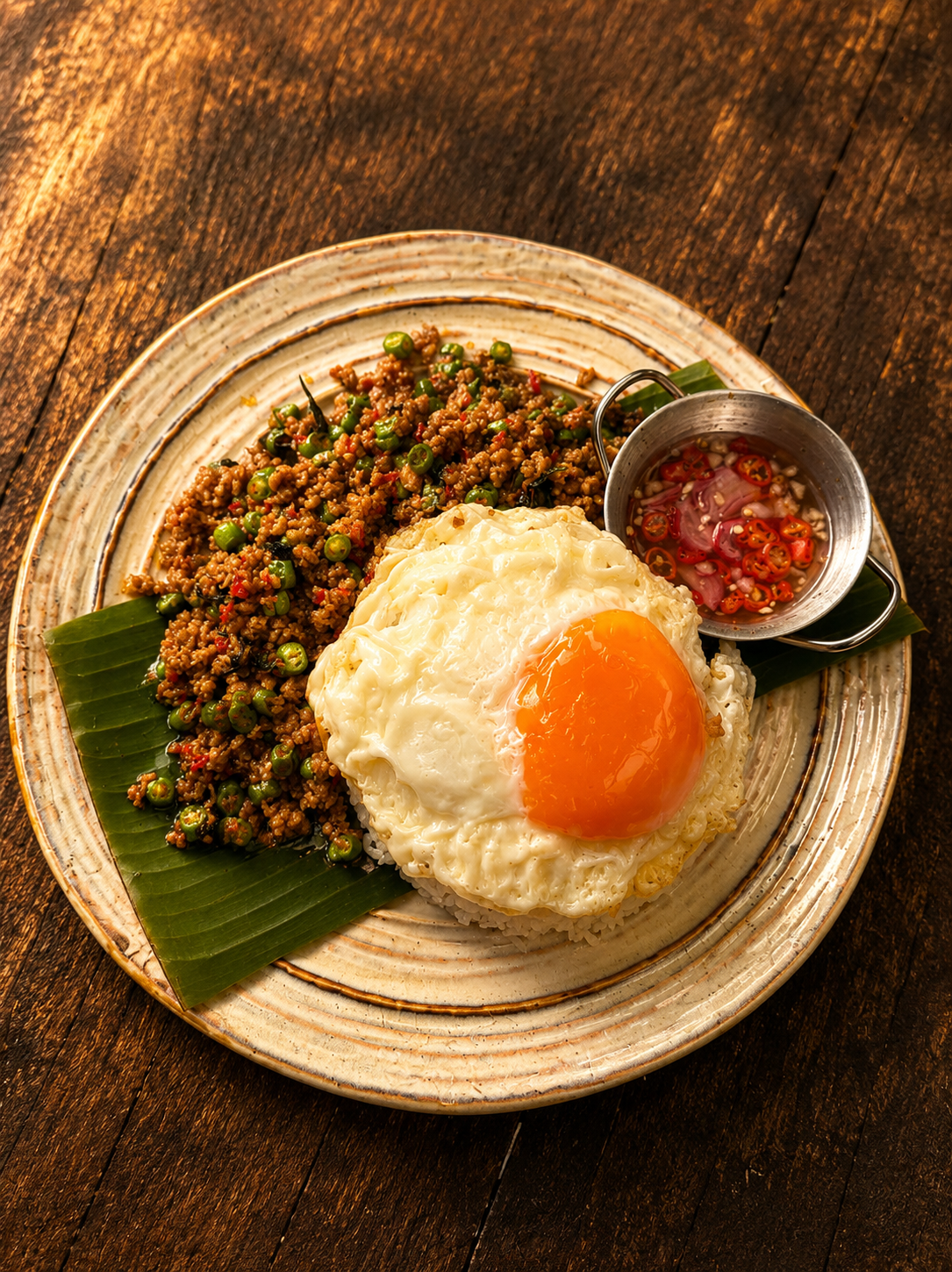 泰式打抛饭 Thai Basil Pad Kra Pao Rice(1pax)