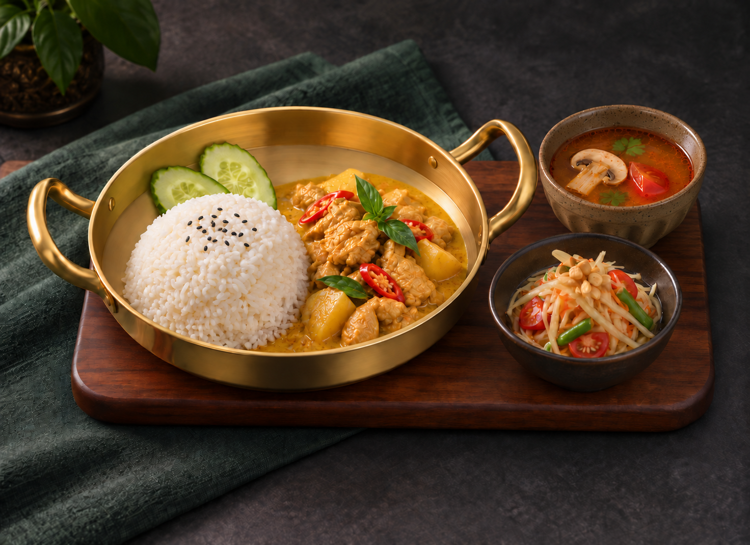 黄咖喱鸡肉饭 Yellow Curry Chicken Rice