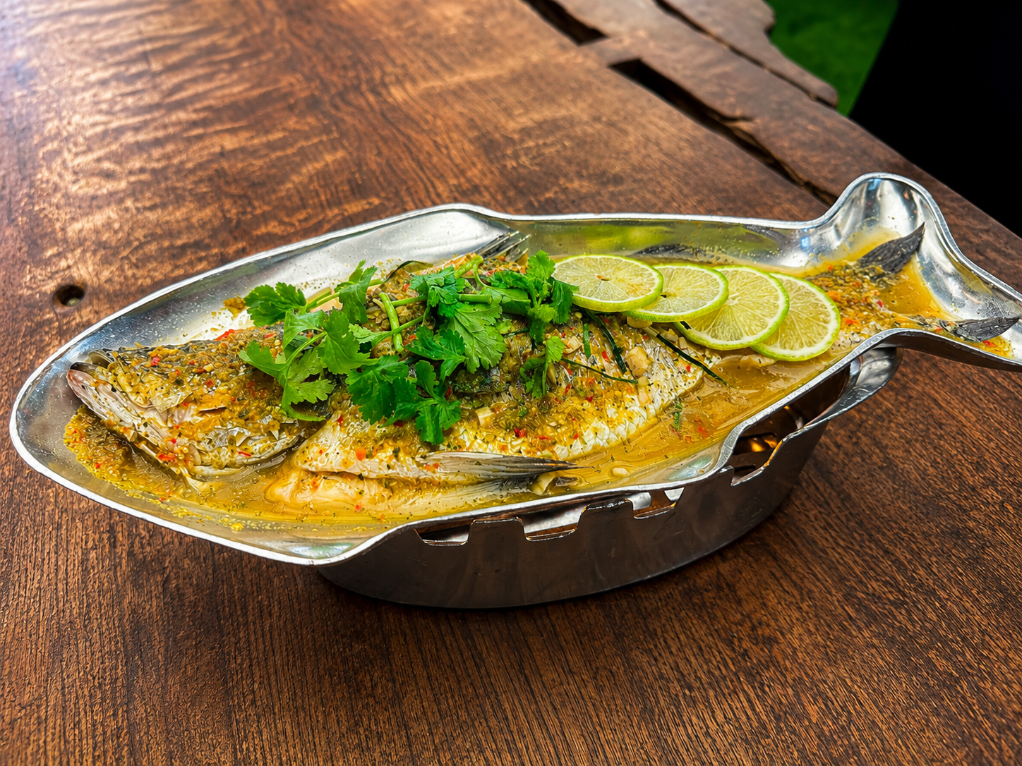 泰式青柠蒸鱼 | Thai Lime Steamed Fish(富贵鱼Tilapia)