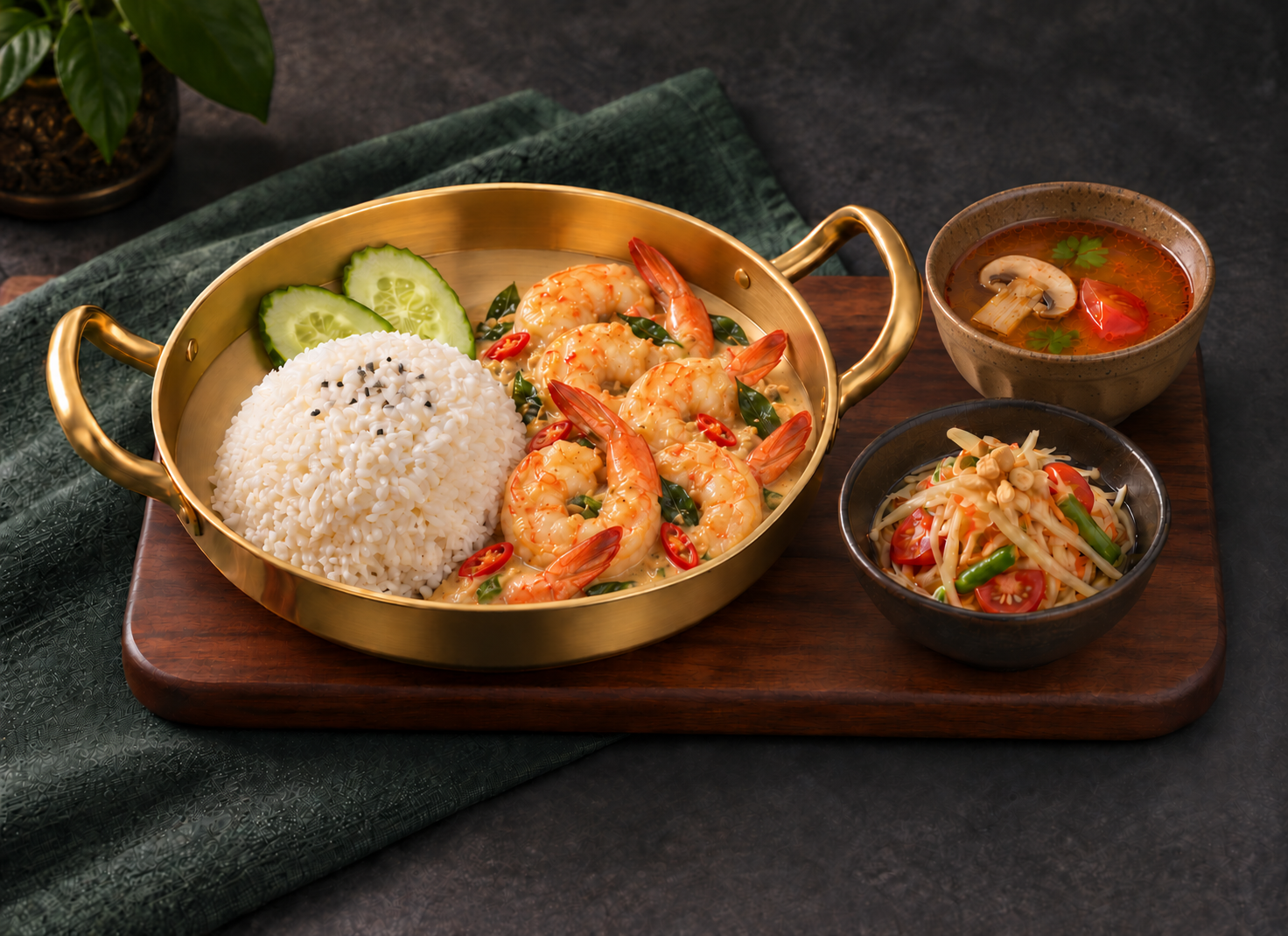 奶油虾饭 Butter Milk Prawns Rice